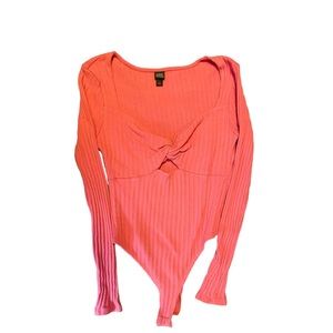 Wild Fable Neon Pink Bodysuit